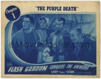 5w433 FLASH GORDON CONQUERS THE UNIVERSE chapter 1 LC 1940 Middleton as Ming, Purple Death, rare!