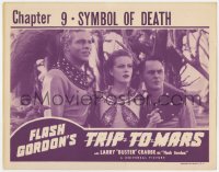 5w434 FLASH GORDON'S TRIP TO MARS chapter 9 LC R1940s Buster Crabbe, Jean Rogers, Symbol of Death!