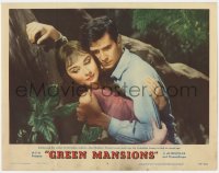 5w475 GREEN MANSIONS LC #3 1959 Anthony Perkins finds his loved one Audrey Hepburn in the forest!