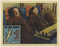 5w482 HAVE ROCKET WILL TRAVEL LC #4 1959 wonderful close up of The Three Stooges blasting off!