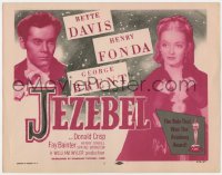 5w095 JEZEBEL TC R1956 Best Actress winner Bette Davis, Henry Fonda, directed by William Wyler!