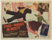 5w096 JIGGS & MAGGIE IN SOCIETY TC 1948 George McManus art, Joe Yule with cigar & Renie Riano!