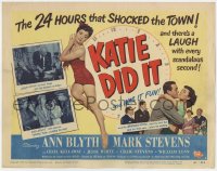 5w102 KATIE DID IT TC 1951 sexy Ann Blyth, there's a laugh for every scandalous second!