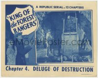 5w532 KING OF THE FOREST RANGERS chapter 4 LC 1946 Larry Thompson, Deluge of Destruction!