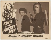 5w534 KING OF THE ROCKET MEN chapter 7 LC 1949 cool sci-fi serial, Coffin in costume, Molten Menace!