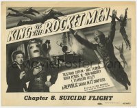 5w107 KING OF THE ROCKET MEN chapter 8 TC 1949 sci-fi serial, Coffin in costume, Suicide Flight!
