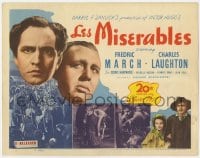5w111 LES MISERABLES TC R1946 Fredric March as Jean Valjean, Charles Laughton as Jalvert!