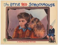 5w568 LITTLE RED SCHOOL HOUSE LC 1936 best portrait of Dickie Moore & his Scottish terrier Corky!