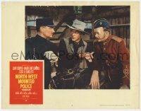 5w655 NORTH WEST MOUNTED POLICE LC #3 R1958 close up of Gary Cooper, directed by Cecil B. DeMille!