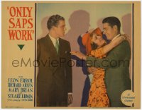 5w666 ONLY SAPS WORK LC 1930 other man is jealous of handsome Richard Arlen & pretty Mary Brian!