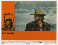 5w671 OUTLAW JOSEY WALES LC #1 1976 great close up of cowboy Clint Eastwood, who's an army of one!