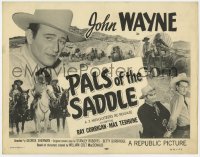 5w140 PALS OF THE SADDLE TC R1953 John Wayne and the Three Mesquiteers, plus Terhune's dummy Elmer!