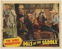 5w677 PALS OF THE SADDLE LC 1938 two images of young John Wayne, The Three Mesquiteers, ultra rare!