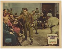 5w706 PURPLE HEART LC 1944 Japanese soldiers about to hit Richard Conte pointing accusing finger!