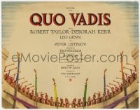 5w144 QUO VADIS photolobby TC 1951 Mervy LeRoy's sword-and-sandal epic of Ancient Rome!