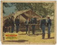 5w732 RIO GRANDE LC #3 1950 John Wayne in uniform with other soldiers, directed by John Ford!