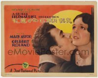 5w153 ROSE OF THE GOLDEN WEST TC 1927 romantic close up of Mary Astor & Gilbert Roland, very rare!