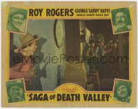 5w750 SAGA OF DEATH VALLEY LC 1940 Roy Rogers is grabbed from behind as he waits behind corner!