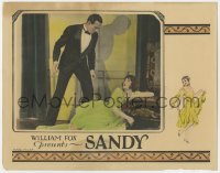 5w759 SANDY LC 1926 Leslie Fenton in tuxedo standing over scared Madge Bellamy!