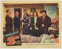 5w780 SHADOWS IN THE NIGHT LC 1944 Crime Doctor Warner Baxter, Norris, Matthews, Nina Foch & more!