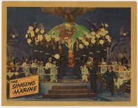 5w789 SINGING MARINE LC 1937 Dick Powell & Doris Weston with band & chorus in elaborate number!