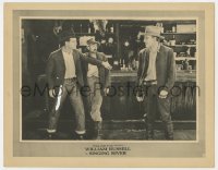 5w790 SINGING RIVER LC 1921 cowboy William Russell confronts bad guy in saloon by the bar!