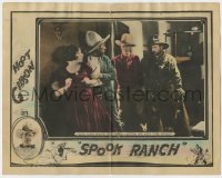 5w824 SPOOK RANCH LC 1925 bad guy demands Hoot Gibson give him gold before he hands over the girl!
