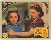 5w825 SPRING MADNESS LC 1938 Ruth Hussey tells worried Maureen O'Sullivan he's just another man!