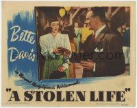 5w837 STOLEN LIFE LC 1946 close up of Charlie Ruggles handing a drink to Bette Davis!