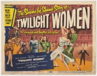 5w184 TWILIGHT WOMEN TC 1953 the shame by shame story, frank, bold, raw, great sexy catfight art!