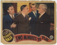 5w897 TWO MINUTES TO PLAY LC 1937 college football player Bruce Bennett between two men arguing!