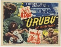 5w191 URUBU THE VULTURE PEOPLE TC 1948 people from the jungles of Brazil, 1000 authentic chills!
