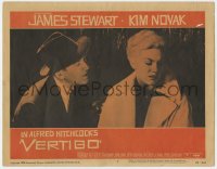 5w915 VERTIGO LC #1 1958 Alfred Hitchcock, James Stewart berates sad blonde Kim Novak!