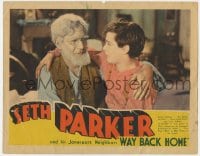 5w929 WAY BACK HOME LC 1932 c/u of Phillips Lord as Seth Parker & Frankie Darro as Little Robbie!