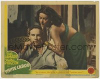 5w951 WHITE CARGO LC 1942 jealous Richard Carlson wants to send Hedy Lamarr as Tondelayo away!