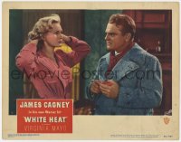 5w956 WHITE HEAT LC #7 1949 James Cagney is Cody Jarrett with Virginia Mayo, classic film noir!