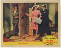 5w988 YOU WERE NEVER LOVELIER LC 1942 Rita Hayworth is kept back from Astaire by Adolphe Menjou!
