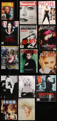 5x103 LOT OF 11 MAGAZINES WITH MADONNA COVERS 1980s-2000s filled with great images & articles!