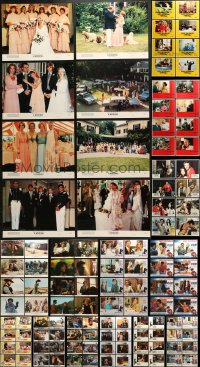 5x080 LOT OF 112 LOBBY CARDS 1970s-1990s complete sets of 8 from a variety of different movies!