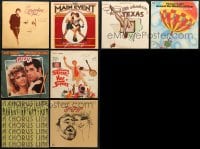 5x243 LOT OF 8 33 1/3 RPM MOVIE SOUNDTRACK RECORDS 1960s-1980s music from a variety of movies!