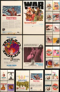 5x205 LOT OF 34 WINDOW CARDS 1960s-1970s great images from a variety of different movies!