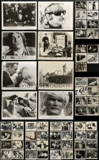 5x294 LOT OF 69 8X10 STILLS 1960s-1970s great scenes from a variety of different movies!