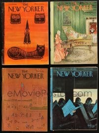 5x131 LOT OF 4 NEW YORKER MAGAZINES 1960s-1970s filled with great articles about The Big Apple!
