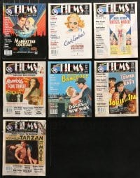 5x116 LOT OF 7 FILMS OF THE GOLDEN AGE 2000-02 MOVIE MAGAZINES 2000-2002 great images & articles!