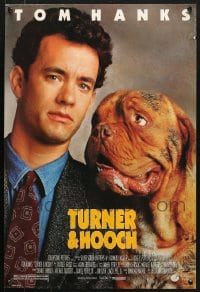 5x464 LOT OF 10 UNFOLDED TURNER & HOOCH 18X26 SPECIAL POSTERS 1989 Tom Hanks & his big dog!