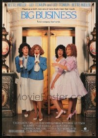 5x463 LOT OF 12 UNFOLDED BIG BUSINESS 19X27 SPECIAL POSTERS 1988 Bette Midler & Lily Tomlin!