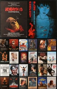 5x426 LOT OF 26 FORMERLY FOLDED 15X21 FRENCH POSTERS 1980s-2010s images from a variety of movies!