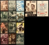 5x348 LOT OF 14 EAST GERMAN PROGRAMS 1950s images & info from a variety of different movies!
