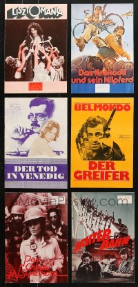 5x350 LOT OF 6 NEUER FILM-KURIER AUSTRIAN PROGRAMS 1970s from a variety of different movies!