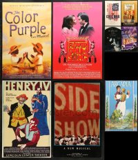 5x221 LOT OF 9 STAGE PLAY WINDOW CARDS 1990s-2000s great images from a variety of shows!